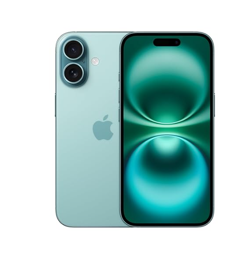 iPhone 16 128 GB: 5G Mobile Phone with Camera Control, A18 Chip and a Big Boost in Battery Life. Works with AirPods; Teal